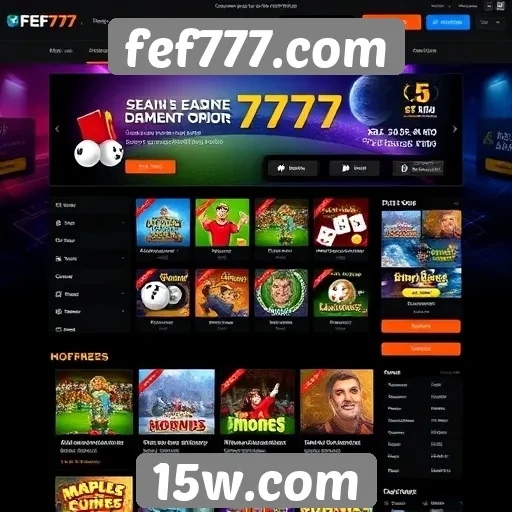 explorando a interface intuitiva do site fef777.com